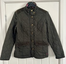 Joules  “Moredale”  Evergreen Quilted Jacket -  size 12. VGC.