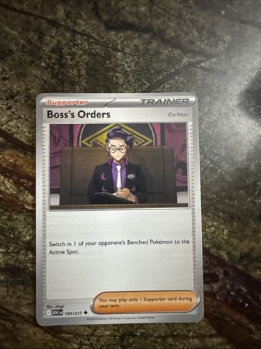 Boss orders corbeau - boss's,