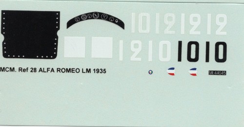 Decals only mcm models - -,