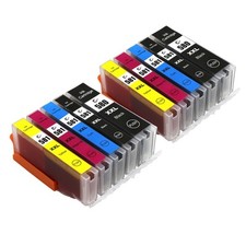 10 Ink Cartridges for Canon PIXMA TR7550 TS6251 TS8150 TS8252 TS9150 - XL Set