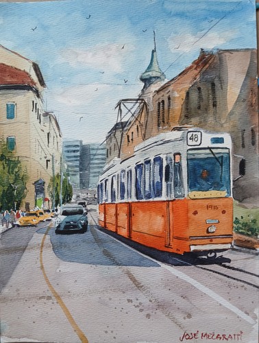 Original watercolor painting - watercolor,