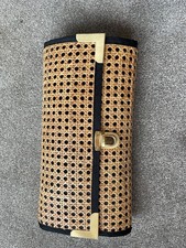 Vintage Straw Clutch By Ted Baker Large.
