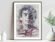 Ayrton Senna Poster Print -