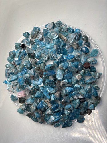 100g blue apatite - apatite, crystal