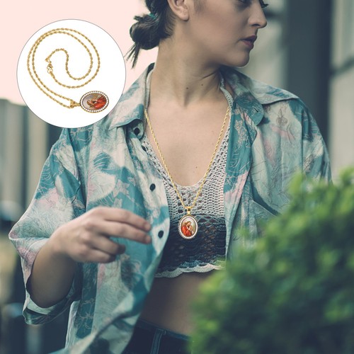 Stylish necklace chunky - stylish,