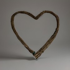 Wicker Heart Wreath