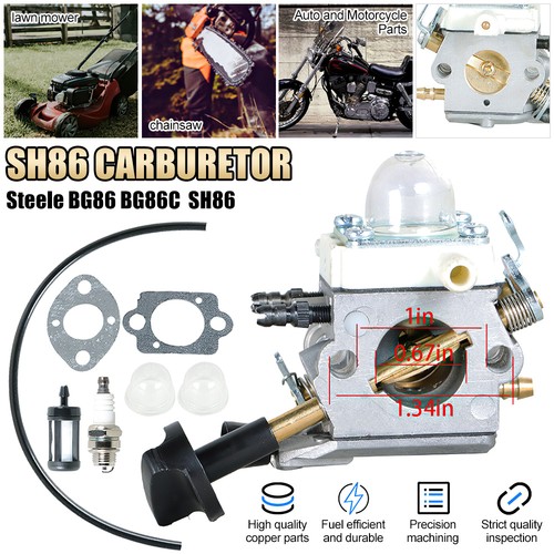 Carburetor kit for - carburetor, bg86
