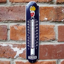 ESSO MAN ENAMEL THERMOMETER
