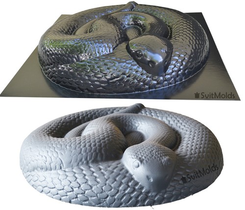 Mold snake diy - snake, concrete