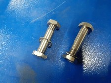 LAMBRETTA S/STEEL FORK LINK BOLTS ,NUTS AND WASHERS FITS S3 LI SX,TV,GP (Pair)  