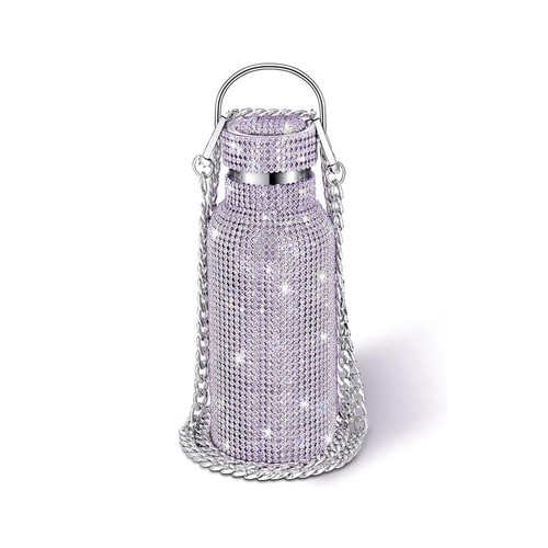 Chain rhinestone water bottle - chain,