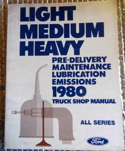 1980 factory ford light medium - factory,