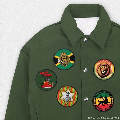 Roots reggae patch pack 5x - reggae, pack: