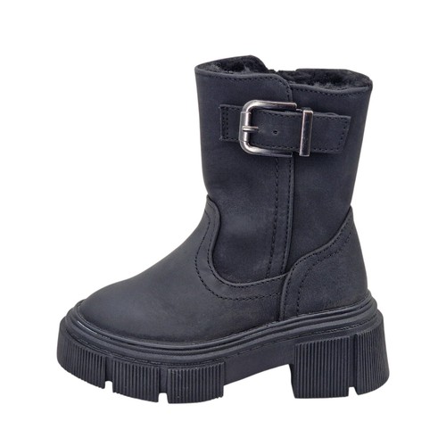 Black faux fur lined - faux,