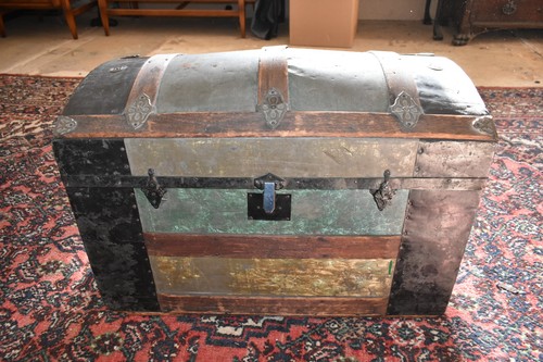 Antique dome top steamer - top,