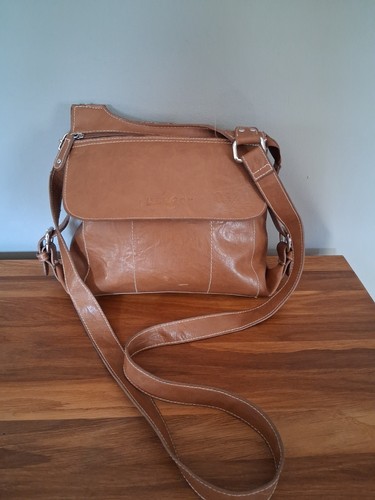 Vintage tan leather kangol - tan,