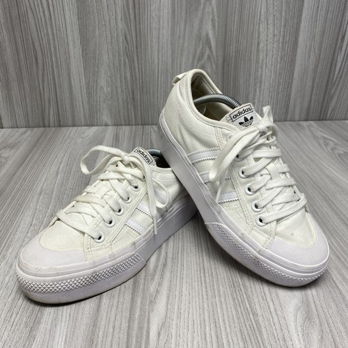 Adidas nizza triple white - nizza,
