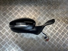 12-18 PEUGEOT 208/2008 3/5 DOOR PASSENGER SIDE POWER FOLD WING MIRROR BLACK EXY