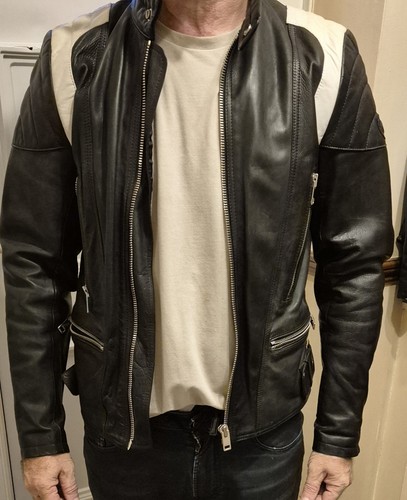 Diesel stone leather biker - l-stone,