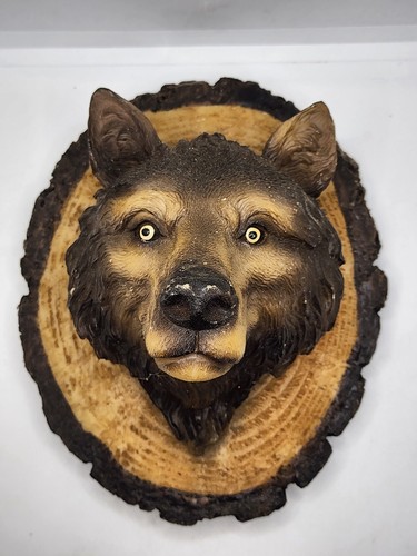 Bear wolf head - head, plaque