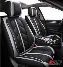 Grey Black Sporty PU leather Front Car Seat Covers For Peugeot 207 307 407 508
