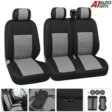 Quality Grey Fabric Seat Covers Single & Double 2+1 For Peugeot Expert Boxer