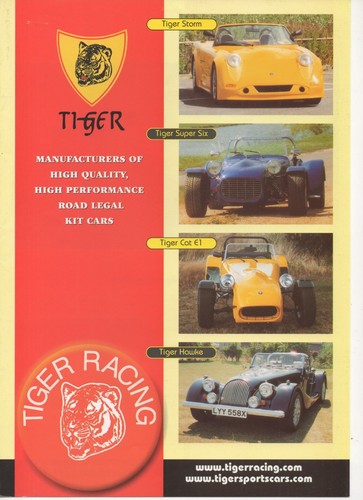 Tiger kit cars range made - tiger,