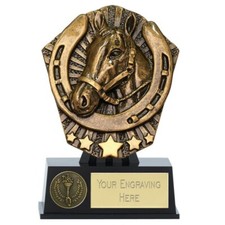 Cosmos Horse Pony Equestrian  Award Trophy 12.5cm Tall   FREE ENGRAVING