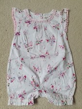 Hatley Girls Summer Romper Suit. Floral Age 6/9 Months