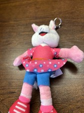 Sparkle Parkdean Resorts Soft Toy Bunny Character Keyring Key Chain