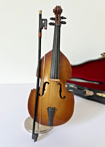 Wooden miniature cello - wooden,