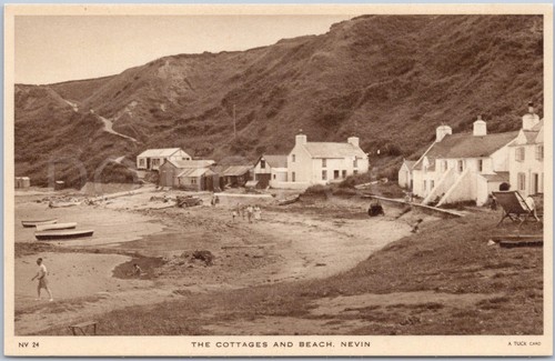 Nevin vintage postcard - nevin, the