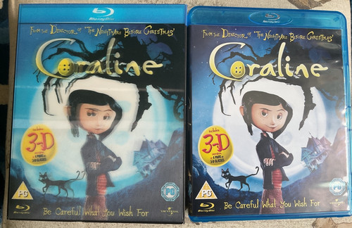Coraline 2009 blu ray - coraline, and