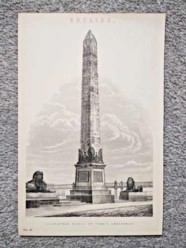 Cleopatra needle thames - cleopatra's,