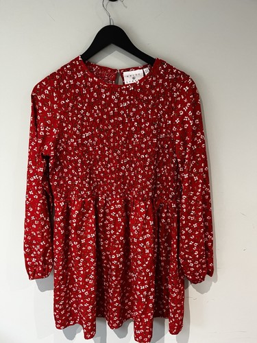 Daisy street red smock dress - street,