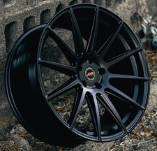 Alloy Wheels 20" Black 02 For Bmw 5 6 7 Series F10 F11 F07 F12 F13 F06 F01 Wr