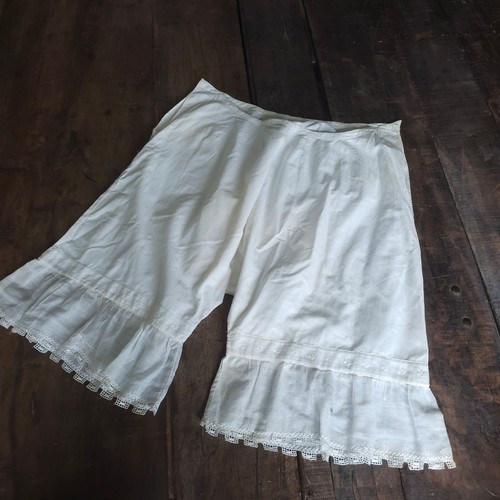 Antique edwardian white cotton - white,
