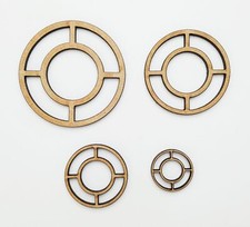 Wooden MDF Round Window Set A