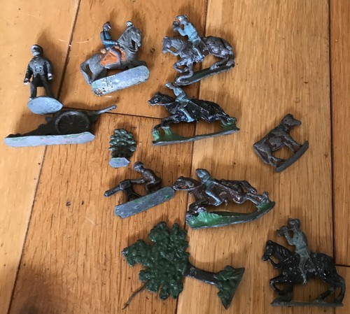 Vintage lead toy soldiers - lead, job
