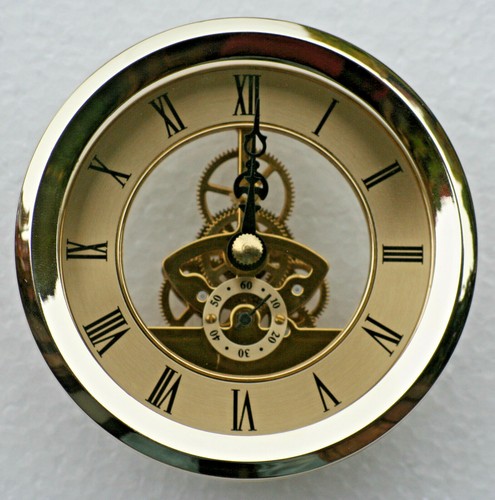 Skeleton clock 103mm - skeleton,