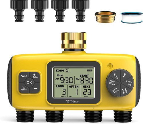Four port water timer for - timer,