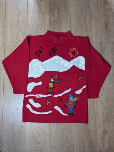 Cute vintage winter ski - winter,