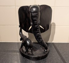 Vintage Ebony Elephant Wood