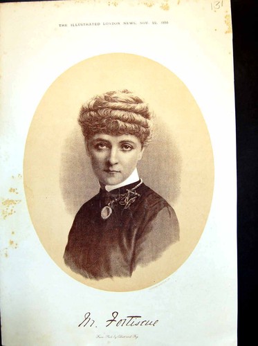 Original old antique print - old, m