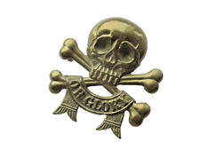 17th/21st Lancers NCO's Brass Sleeve Badge