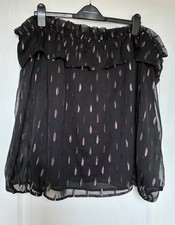 New LIPSY Black Chiffon
