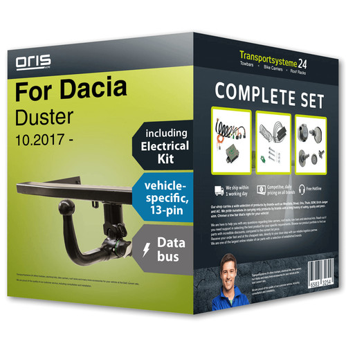 Towbar detachable for - , dacia