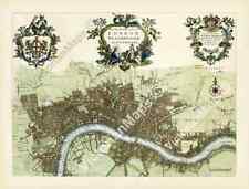 antique map plan London