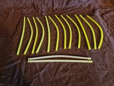 14 Knex 190mm Flexi Rods Yellow,neon