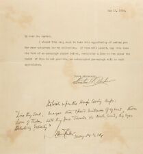 HOWARD CARTER Signed Letter -